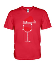 Load image into Gallery viewer, Christmas Gift For Wine Lovers Custom T-Shirt Guys V-Neck