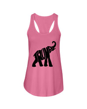 Load image into Gallery viewer, Elephant Trump Gift For American T-Shirt Ladies Flowy Tank