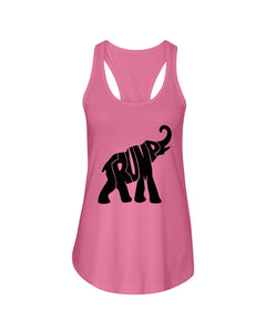 Elephant Trump Gift For American T-Shirt Ladies Flowy Tank