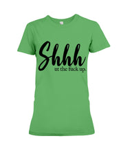 Load image into Gallery viewer, Shut The F Funny Quote T-Shirt Ladies Tee