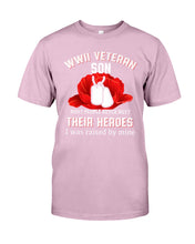 Load image into Gallery viewer, Wwii Veteran Gift For Veteran Dad Quote T-Shirt Guys Tee