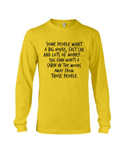 Load image into Gallery viewer, Finn Wants A Cabin In The Woods Away From Those People Unisex Long Sleeve