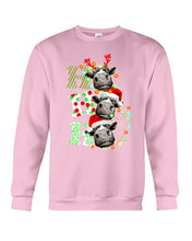 Load image into Gallery viewer, Funny Cows Ho Ho Ho Christmas Gift For Cow Lovers Sweatshirt