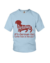 Load image into Gallery viewer, Dachshund German Shirt For Dachshunds Dog Lovers Youth Tee