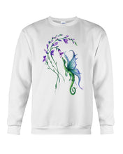Load image into Gallery viewer, Dragon With Butterfly Wings Dragon Flowers Sweatshirt