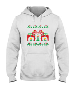 Swedish Dala Horse Gift White T-Shirt Hoodie