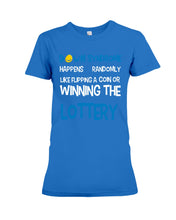 Load image into Gallery viewer, Down Syndrome Lottery Black T-Shirt Gift Ladies Tee