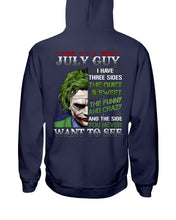 Load image into Gallery viewer, July Guy Joker Quiet Sweet Funny Crazy Black T-Shirt Hoodie