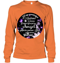 Load image into Gallery viewer, To My Husband In Heaven Gift For Widow Unisex Long Sleeve