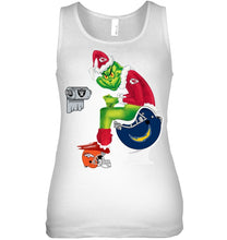 Load image into Gallery viewer, Funny Grinch Kansas Chief Christmas Gift Tee Ladies Flowy Tank