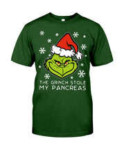 Load image into Gallery viewer, The Grinch Stole My Pancreas Guys Tee