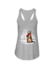 Load image into Gallery viewer, Merry Christmas - Bear Ladies Flowy Tank