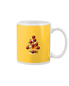 Bowling   Bowling Christmas Tree Christmas T-Shirt Mug