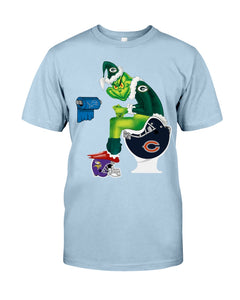 Grinch Green Bay Packers Funny Tee Guys Tee